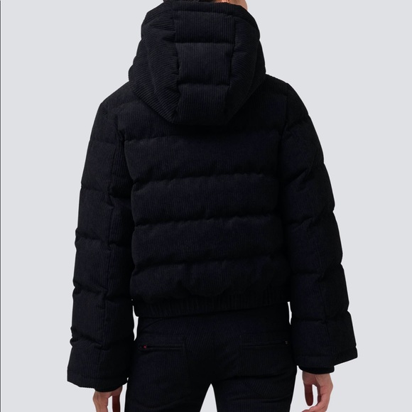 Perfect moment polar flare quilted corduroy hooded ski down jacket - Picture 3 of 7